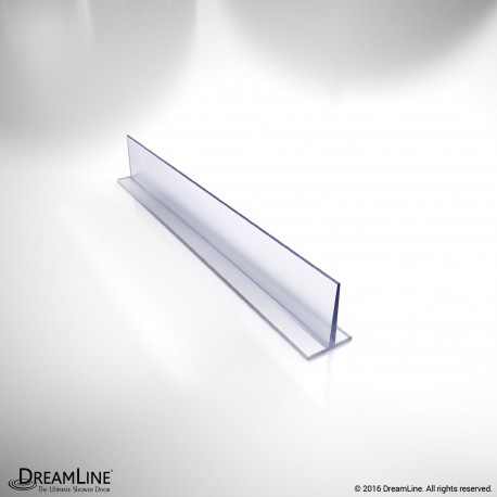 DreamLine JT045, Clear Vinyl Seal, 79 in. Length, for 3/8 in. (10 mm.) Glass Shower Door