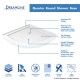 SlimLine Quarter Round Shower Base