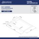 SlimLine 32 - 60 in. x 30 - 36 in. Single Threshold Shower Base Center Drain and QWALL-5 Shower Backwall Kit
