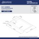 SlimLine 32 - 60 in. x 30 - 36 in. Single Threshold Shower Base Center Drain and QWALL-5 Shower Backwall Kit