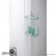 SlimLine 32 - 60 in. x 30 - 36 in. Single Threshold Shower Base Center Drain and QWALL-5 Shower Backwall Kit