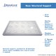 SlimLine 32 - 60 in. x 30 - 36 in. Single Threshold Shower Base Center Drain and QWALL-5 Shower Backwall Kit