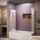 Aqua Fold Bi-Fold Tub Door with Return Panel