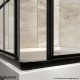 French Corner Sliding Shower Enclosure and Base