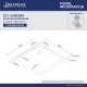 French Corner Sliding Shower Enclosure and Base