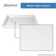 French Corner Sliding Shower Enclosure and Base