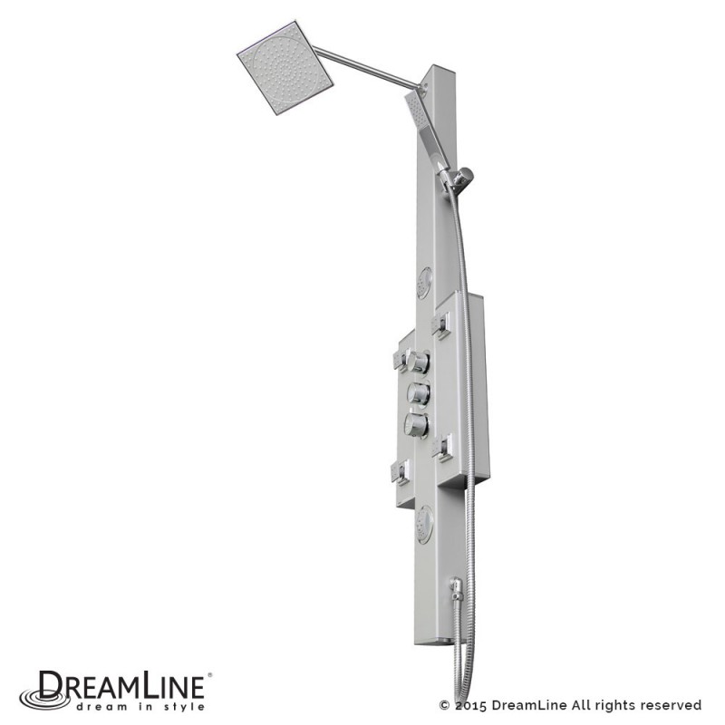 DreamLine Hydrotherapy Shower Panel with Shower Accessory Holder - Dreamline