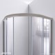 Prime Sliding Shower Enclosure & Black Base Kit