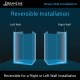 Linea Shower Screens: Two Individual Glass Panels