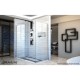 Linea Shower Screens: Two Individual Glass Panels