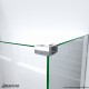 Linea Shower Screens: Two Individual Glass Panels