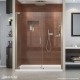 Elegance 49 1/4 - 61 3/4 x 72 Frameless Pivot Shower Door