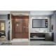 Elegance 49 1/4 - 61 3/4 x 72 Frameless Pivot Shower Door