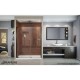Elegance 49 1/4 - 61 3/4 x 72 Frameless Pivot Shower Door