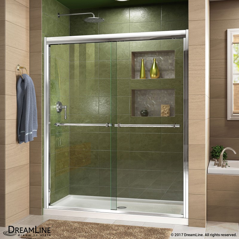 Glass shower cheap doors lowes