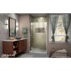 Unidoor-X 35 1/2 - 43 Hinged Shower Door