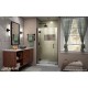 Unidoor-X 35 1/2 - 43 Hinged Shower Door