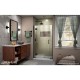 Unidoor-X 35 1/2 - 43 Hinged Shower Door