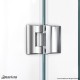 Unidoor-X 43 1/2 - 51 Hinged Shower Door