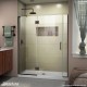 Unidoor-X 53 - 60 1/2 Hinged Shower Door