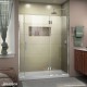 Unidoor-X 53 - 60 1/2 Hinged Shower Door
