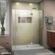 Unidoor-X 53 - 60 1/2 Hinged Shower Door