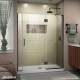 Unidoor-X 53 - 60 1/2 Hinged Shower Door