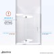 Unidoor-X 53 - 60 1/2 Hinged Shower Door