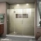 Unidoor-X 61 1/2 - 69 Hinged Shower Door