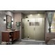 Unidoor-X 61 1/2 - 69 Hinged Shower Door