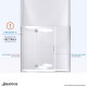 Unidoor-X 61 1/2 - 69 Hinged Shower Door