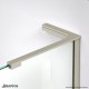 Unidoor-X 61 1/2 - 69 Hinged Shower Door