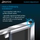 Flex Shower Enclosure, Backwall & Base Kit