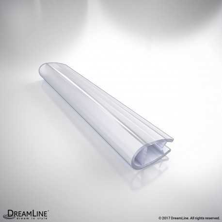 DreamLine 307A-10, Clear Bumper Seal, 71 in. Length, for 3/8 in. (10 mm.) Glass Shower Door