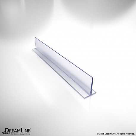 DreamLine JT045, Clear Vinyl Seal, 79 in. Length, for 3/8 in. (10 mm.) Glass Shower Door