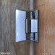 Unidoor Plus 37 1/2 - 45 Hinged Shower Door