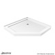 Prism Plus Shower Enclosure and White Shower Base Kit
